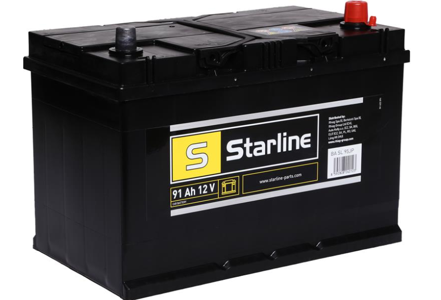 Акумулятор STARLINE (Asia), R"+" 91Ah, En740 (306 x 173 x 225) правий "+", B01