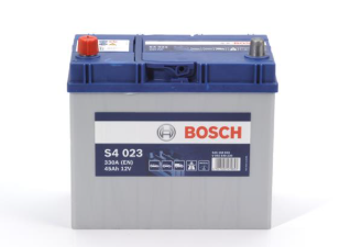 Акумулятор Bosch (J) S4 Silver 45Ah, EN 330, лівий"+" 238х129х227 (ДхШхВ)