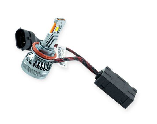 лампа LED H8/H9/H11/H16 12V-24V  80W EUROTUN Z3 14000L 6500K CAN BUS радиатор с вентилят. ET-Z3-H11 - зображення 2