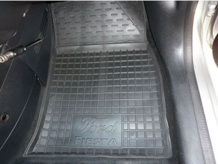 коврики салона Ford Fiesta V 2002-2008 борт 2,5см, с перемычкой 11181 - зображення 4