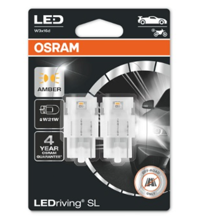Лампа светодиодная БЦ 12-21 YELLOW  1.4W 6000K OSRAM