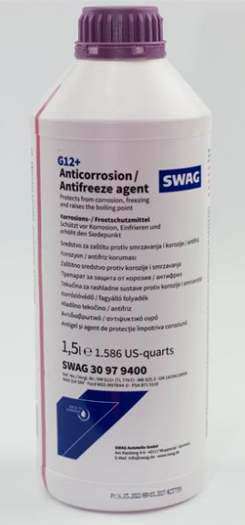 Антифриз SWAG G12+ / 1,5 л. /