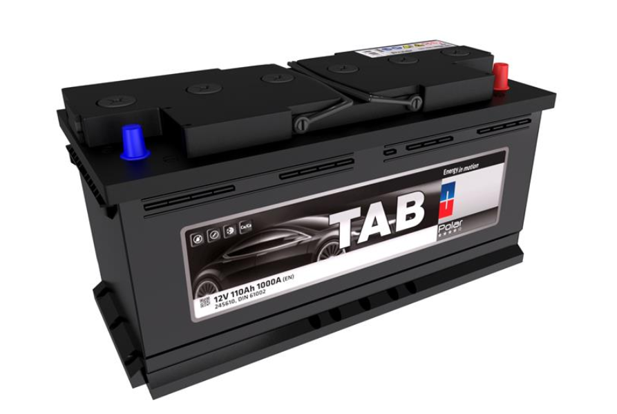 АКБ TAB POLAR, R"+" 110Ah, En1000 (394 x 175 x 190) правий  "+", днищева планка:b13