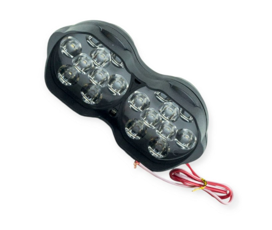 фара дополнительная LED  овал двойная 146х48 (Дм/Ш) 30W CREE + линза