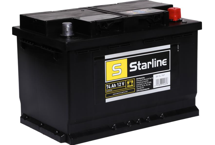 Акумулятор STARLINE, R"+" 74Ah, En680 (278 x 175 x 190) правий "+", B13