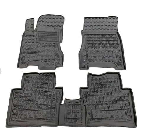 коврики салона Renault Kangoo 1998-2008, Megane 1995-2003 (3 двери) борт 2,5см, с перемычкой