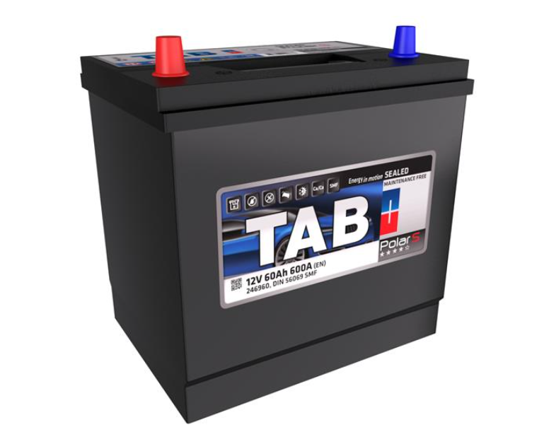 АКБ TAB POLAR S (Asia), L"+" 60Ah, En600 (230 x 173 x 200/220) лівий  "+"