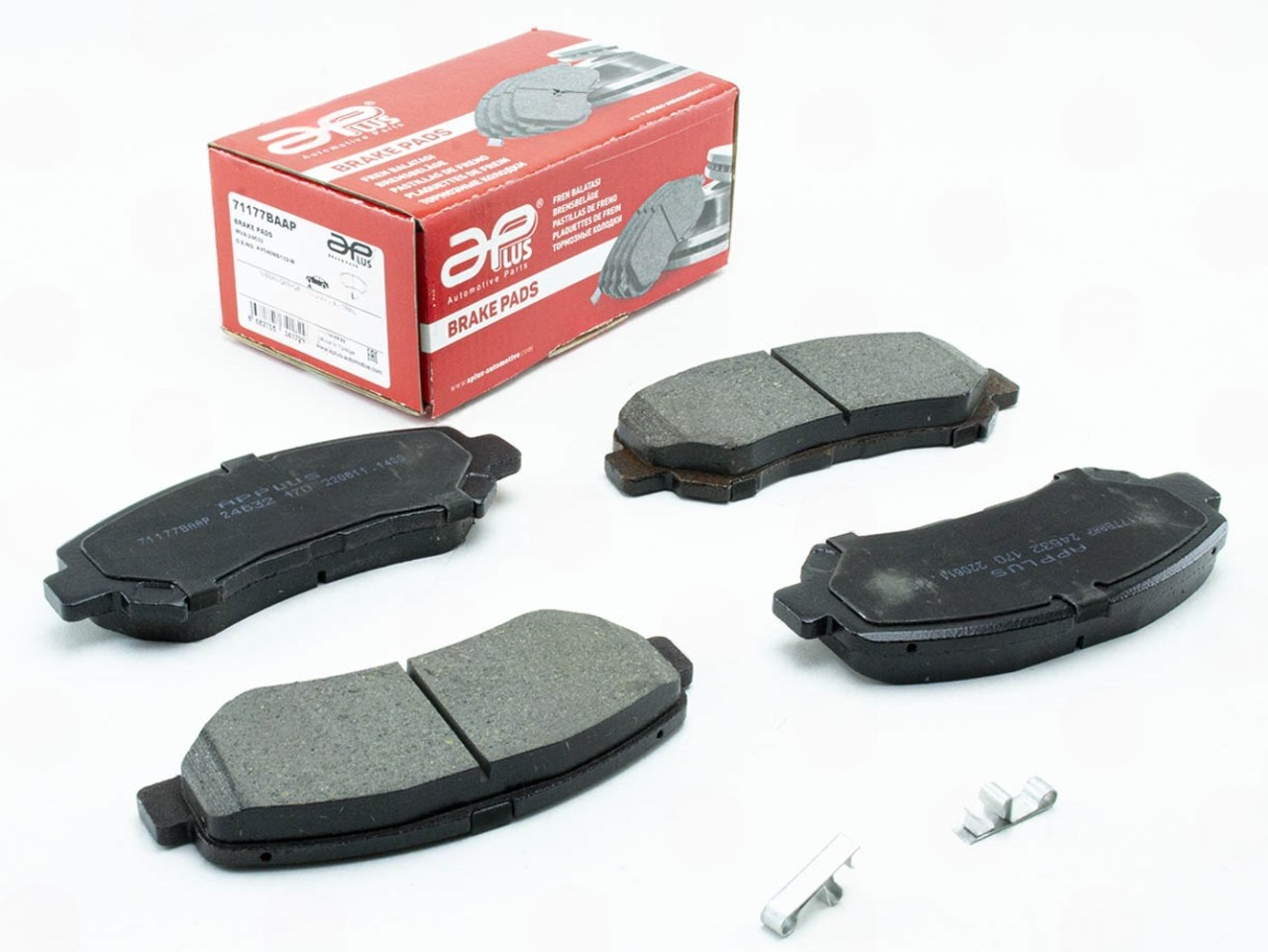 колод.торм. пер. Nissan Rogue, Juke,  Qashqai, X-Trail (T31)/ Renault Koleos  (APLUS) 71177BAAP - зображення 1