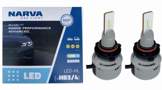 лампа LED HB3/HB4 12V-24V RPA 6500K 19W NARVA