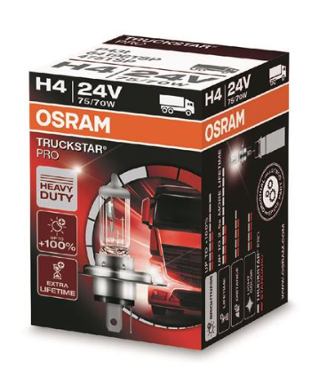 лампа H4 24V 75/70 (43) OSRAM Truckstar PRO +120%