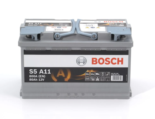 Аккумулятор BOSCH  80Ач 800А AGM (L4) (0) Евро прав + (2 года гар)