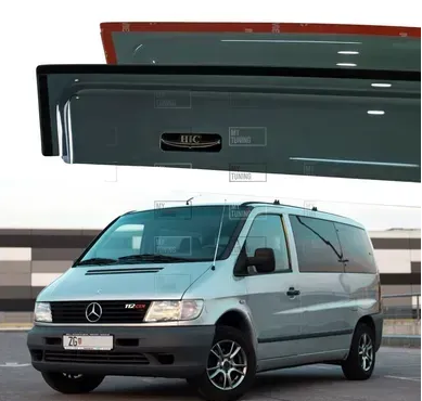 ветровик Mercedes Vito I 1996-2003 (скотч) HIC MB09 - зображення 3