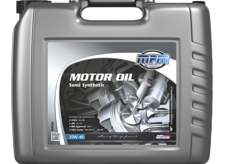 Моторное масло MPM Semi Synthetic/10W40/20л. / (ACEA A3/B4, SL/CF API)