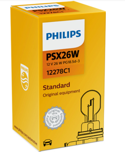 лампа A 12V PSX26W PG18.5d-3 PHILIPS